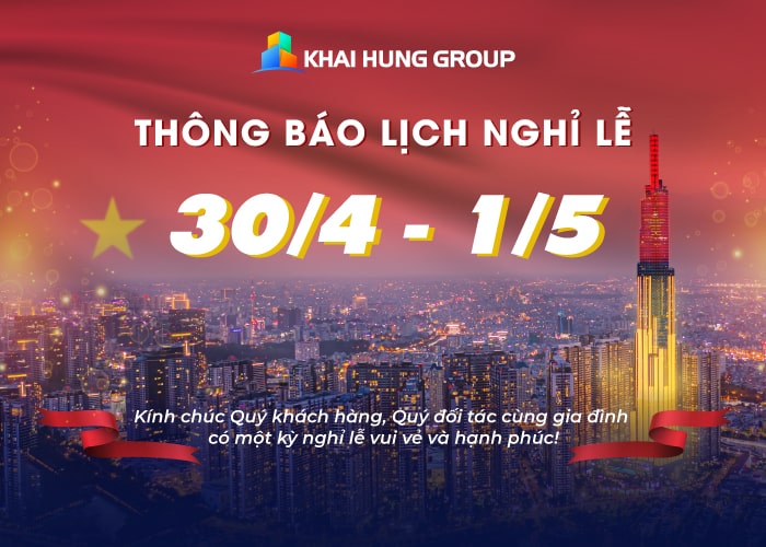 Thông báo lịch nghỉ Lễ Giải Phóng Miền Nam 30/4 & Quốc Tế Lao Động 1/5 năm 2022 Thông báo lịch nghỉ Lễ Giải Phóng Miền Nam 30/4 & Quốc Tế Lao Động 1/5 năm 2022