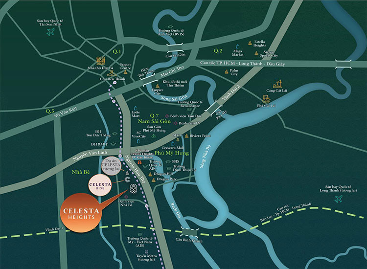 Vị trí “vàng” đắc địa Vị trí “vàng” đắc địa